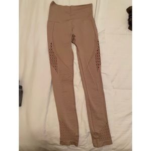 Beige Gymshark energy seamless leggings